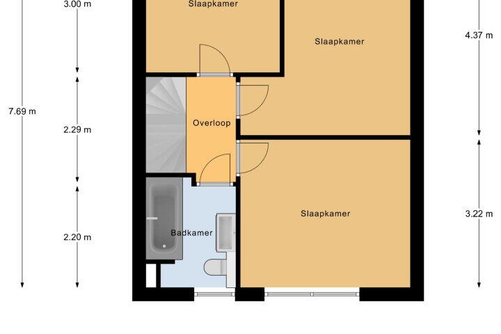 Plattegrond – Wolfsklauwerf 10, Heerlen