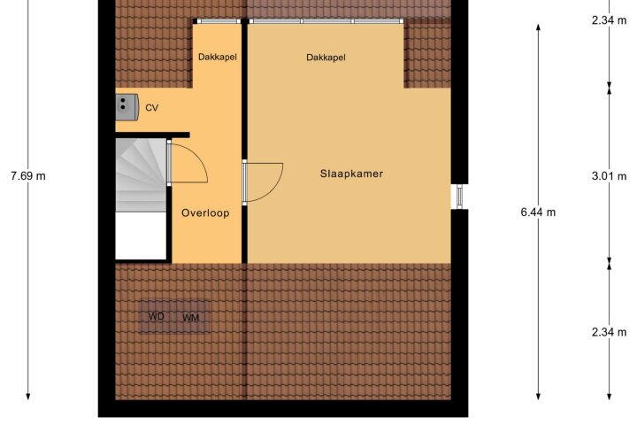Plattegrond – Wolfsklauwerf 10, Heerlen