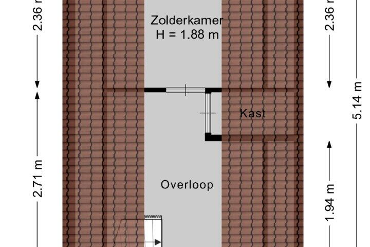 Plattegrond – Wolfskuilstraat 7, Ommen