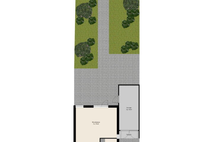 Plattegrond – Wolgastraat 66, Assen