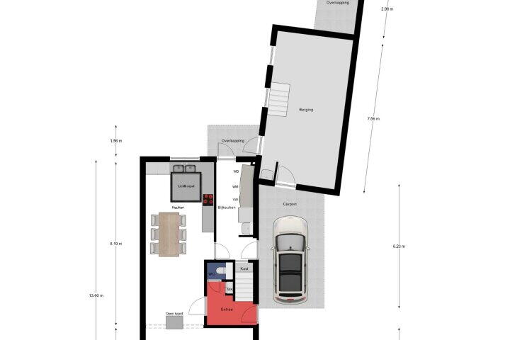 Plattegrond – Woltersstraat 26, Neerkant