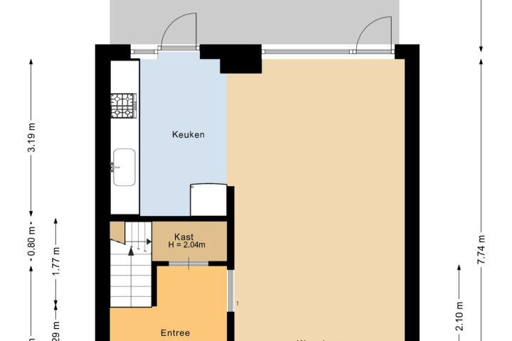 Plattegrond – Wolvenring 62, Breda