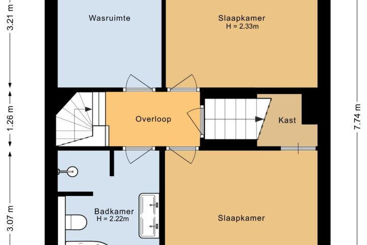 Plattegrond – Wolvenring 62, Breda