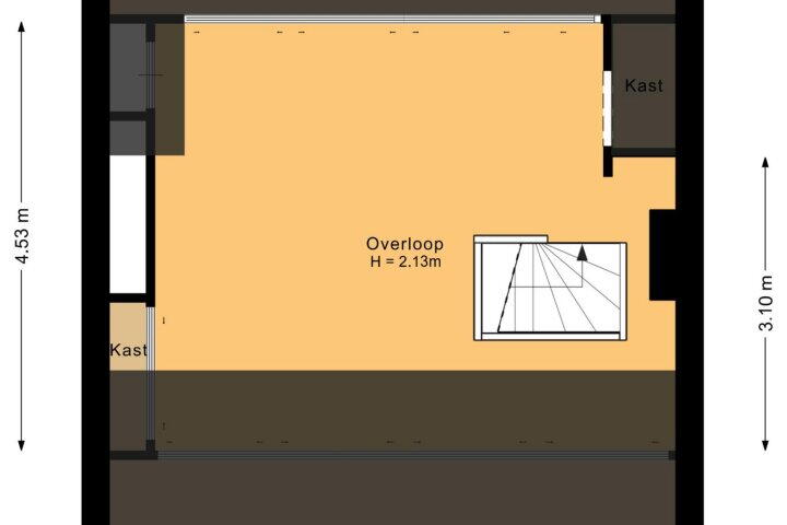 Plattegrond – Wolvenring 62, Breda