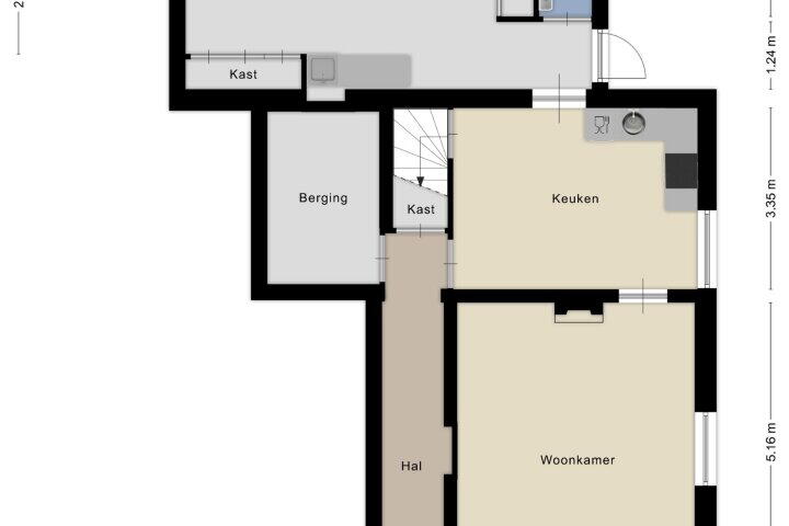Plattegrond – Woordsestraat 3, Wijchen