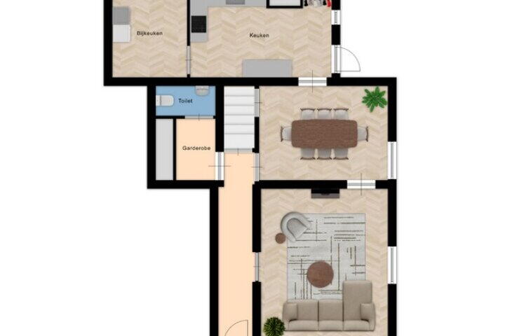 Plattegrond – Woordsestraat 3, Wijchen