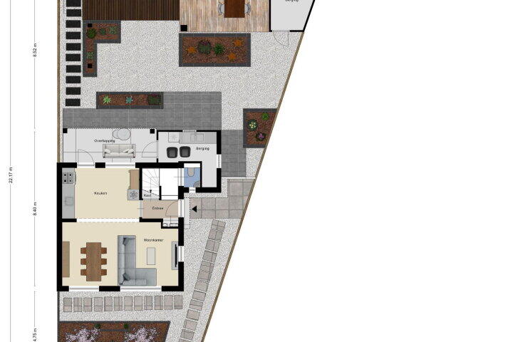 Plattegrond – Wouwseweg 98, Roosendaal