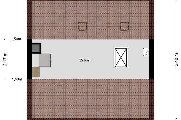 Plattegrond – Wouwseweg 98, Roosendaal