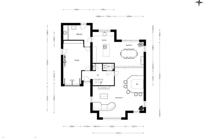 Plattegrond – Wylgestrjitte 3, Lemmer
