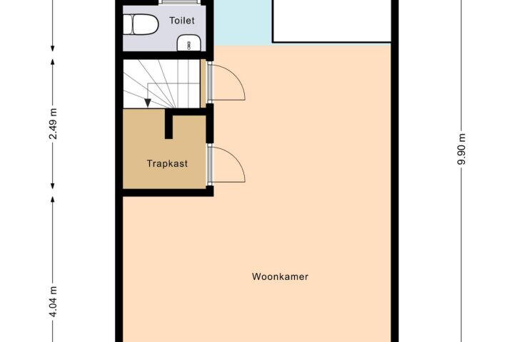 Plattegrond – Yme Kuiperweg 20, Heerenveen