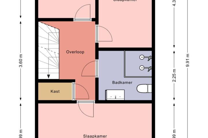 Plattegrond – Yme Kuiperweg 20, Heerenveen
