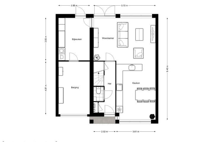 Plattegrond – Zaailand 60, Drachten