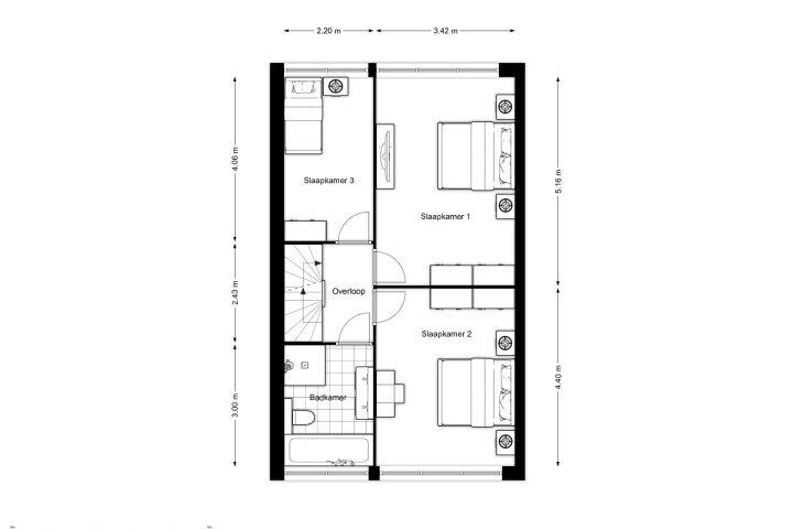 Plattegrond – Zaailand 60, Drachten
