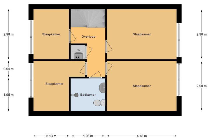 Plattegrond – Zandbank 174, Lelystad