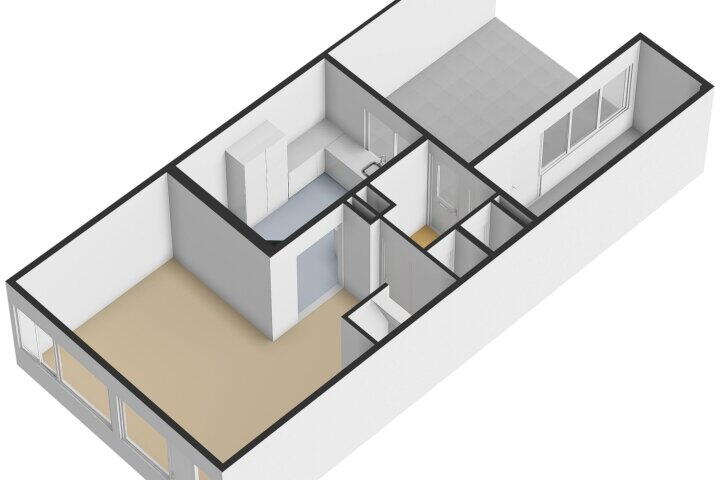 Plattegrond – Zandbank 18, Lelystad