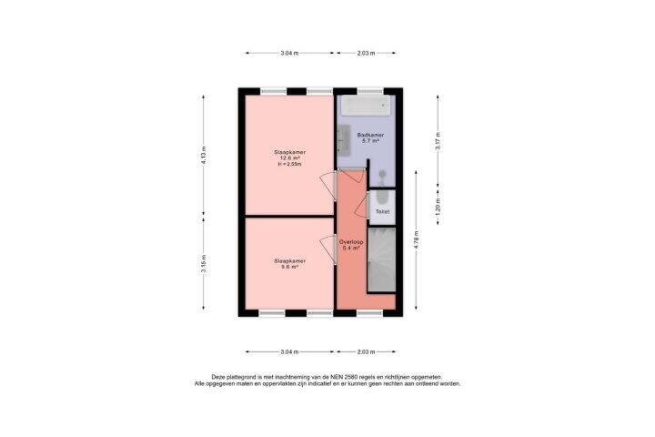 Plattegrond – Zandberglaan 26, Den Haag