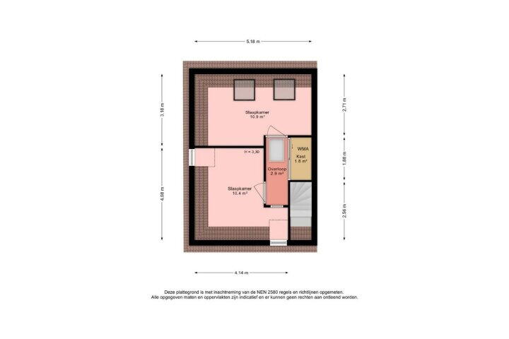 Plattegrond – Zandberglaan 26, Den Haag