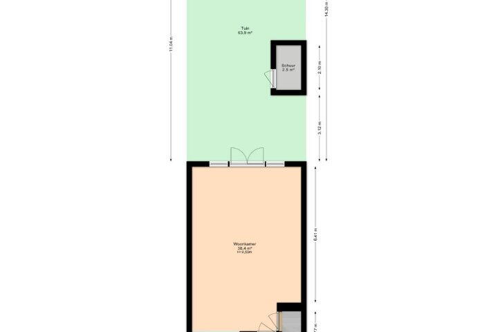 Plattegrond – Zandberglaan 33, Den Haag