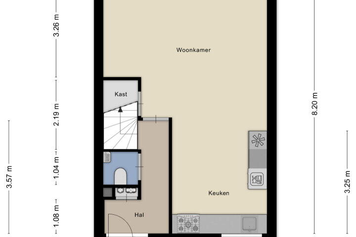 Plattegrond – Zandkreek 10, Amersfoort