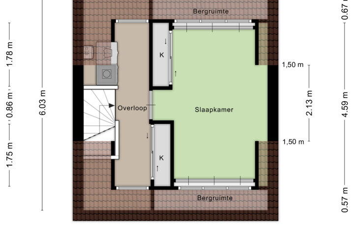 Plattegrond – Zandkreek 10, Amersfoort