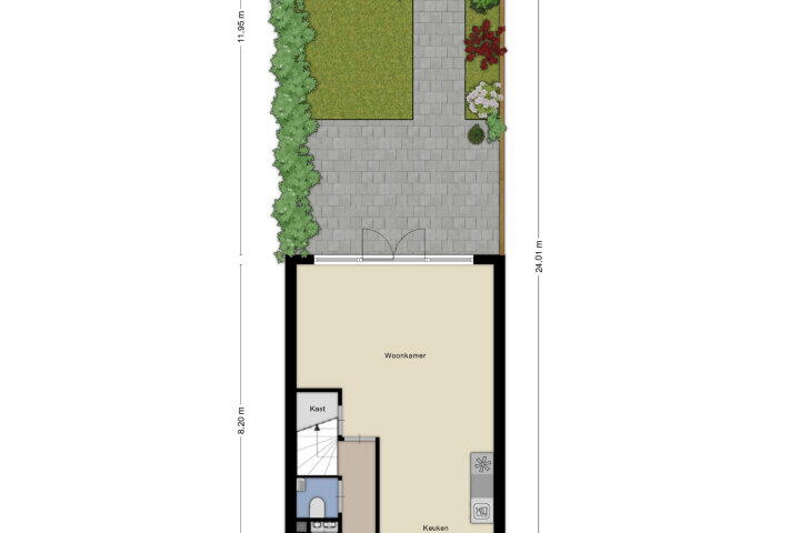 Plattegrond – Zandkreek 10, Amersfoort