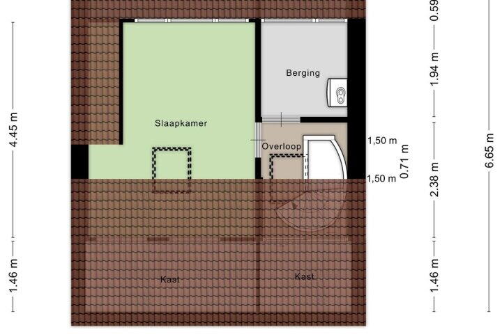 Plattegrond – Zandpad-Driemond 21, Amsterdam