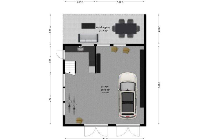 Plattegrond – Zandpad 27, Cothen