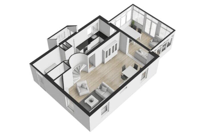 Plattegrond – Zandpad 27, Cothen