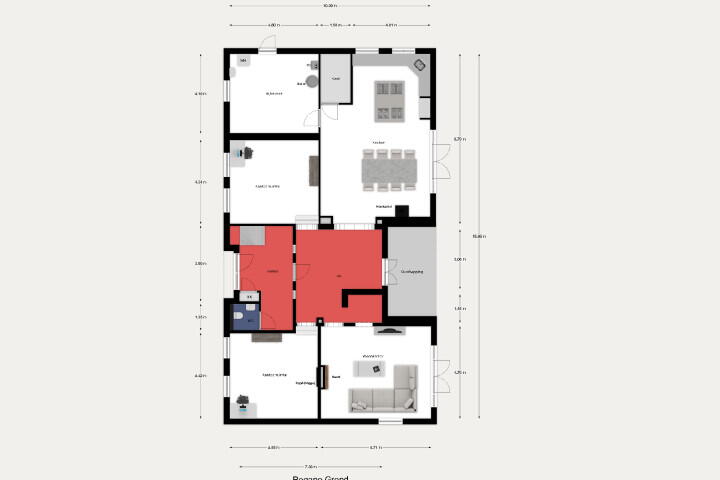 Plattegrond – Zandstraat 3, Koningslust