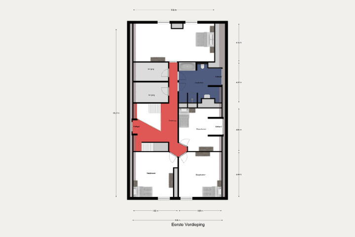 Plattegrond – Zandstraat 3, Koningslust