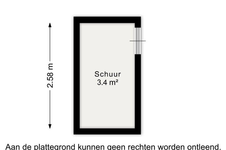 Plattegrond – Zaterdagstraat 9, Almere