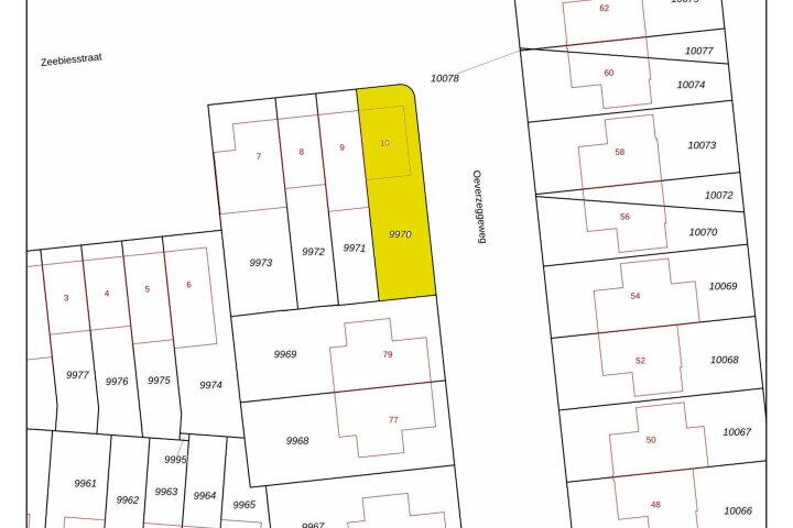 Plattegrond – Zeebiesstraat 10, Heerhugowaard