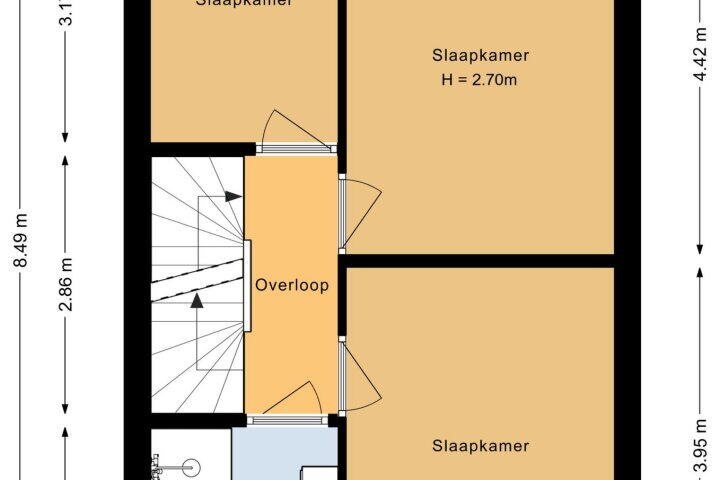 Plattegrond – Zeebiesstraat 4, Heerhugowaard