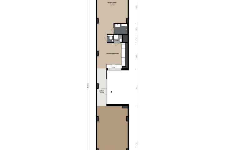Plattegrond – Zeeburgerkade 722, Amsterdam