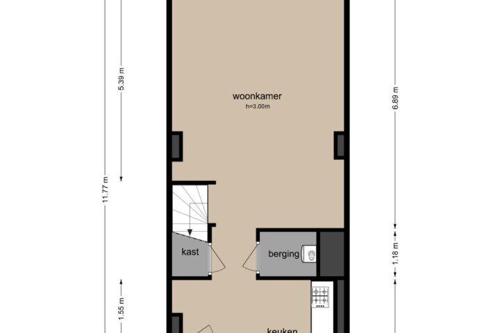 Plattegrond – Zeeburgerkade 754, Amsterdam