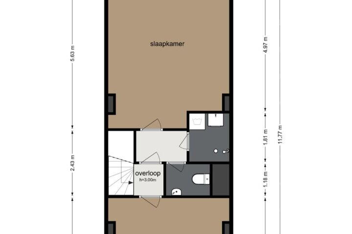 Plattegrond – Zeeburgerkade 754, Amsterdam