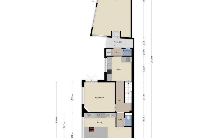 Plattegrond – Zeelsterstraat 1, Eindhoven