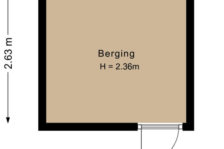 Plattegrond – Zellersacker 1411, Nijmegen