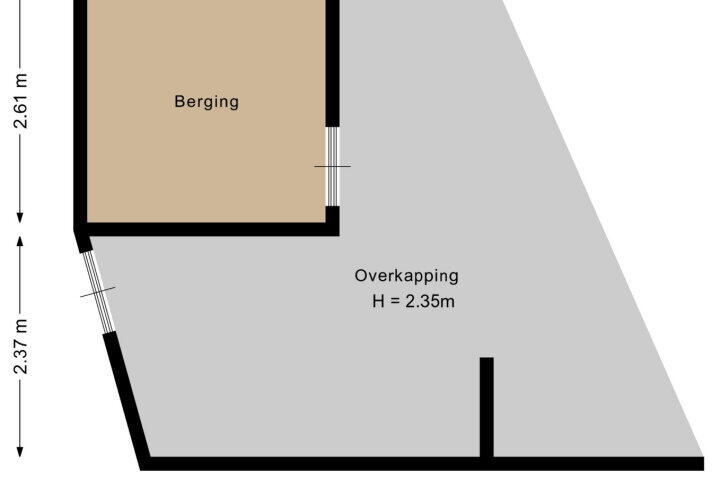 Plattegrond – Zellersacker 2164, Nijmegen