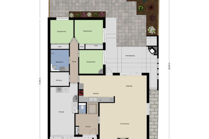 Plattegrond – Zesakkers 2015, Wijchen