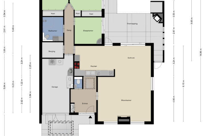 Plattegrond – Zesakkers 2015, Wijchen