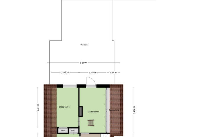 Plattegrond – Zesweg 88, Wijchen