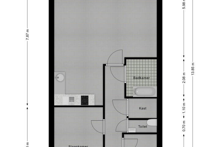 Plattegrond – Zeswegenlaan 292, Heerlen