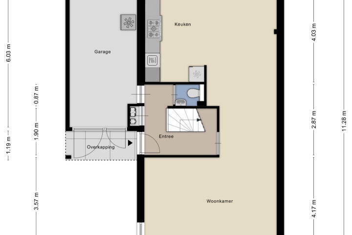 Plattegrond – Zevendreef 3024, Wijchen