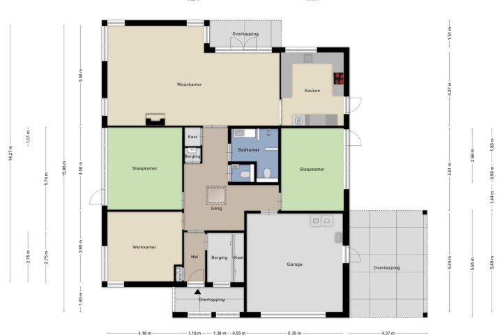 Plattegrond – Zilverschoon 1, Zeewolde