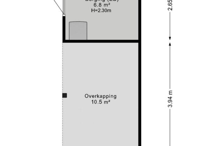 Plattegrond – Zonland 107, Groningen