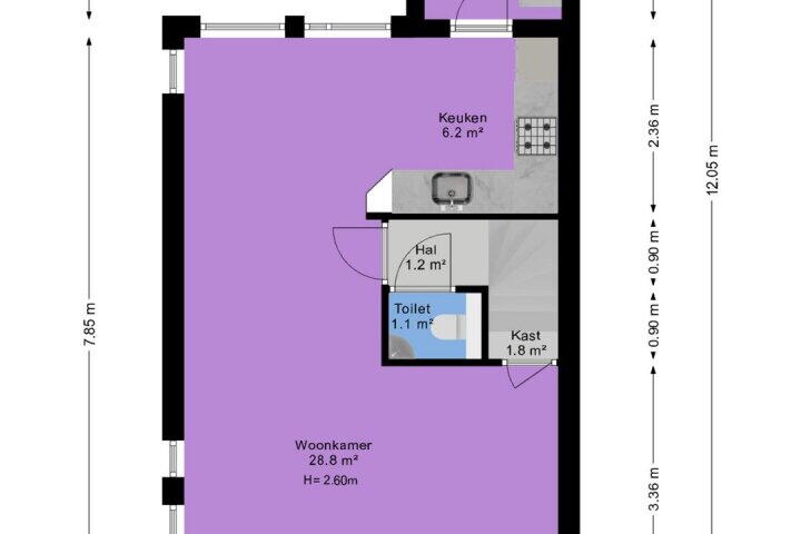 Plan – Zonnedauw 9, Nieuwlande