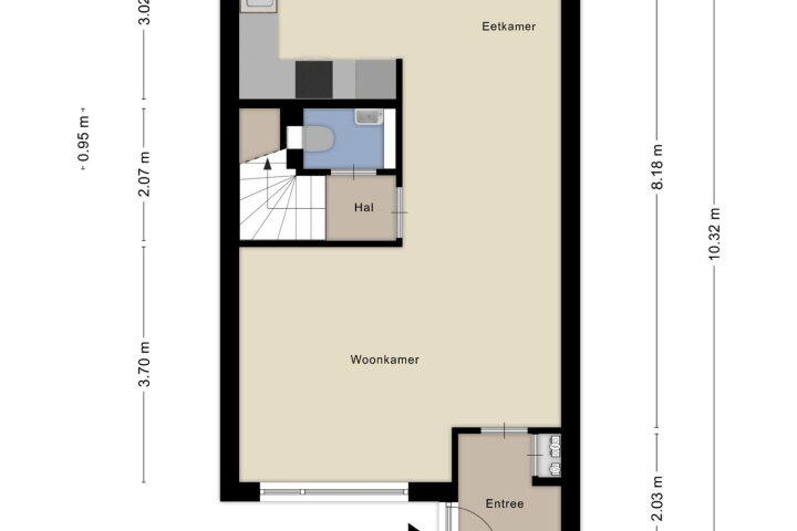 Plattegrond – Zonnedauw 90, Boskoop