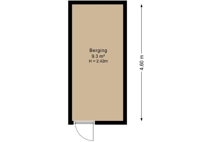 Plattegrond – Zonnelaan 243, Groningen