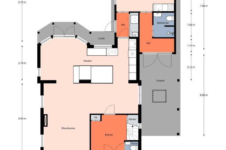 Plan – Zuidenveld 8, Roden
